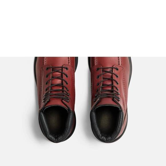 NEW RED WING SHOES men's 6-inch soft toe boot 202 in mahogany
